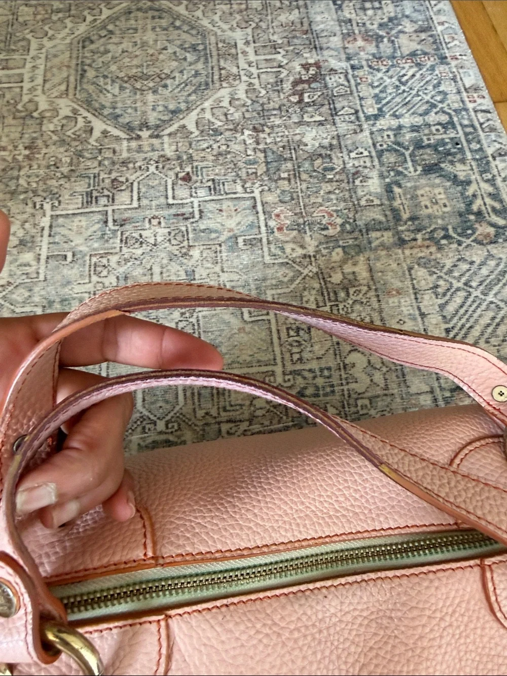Celine Pink Leather Boogie Bag